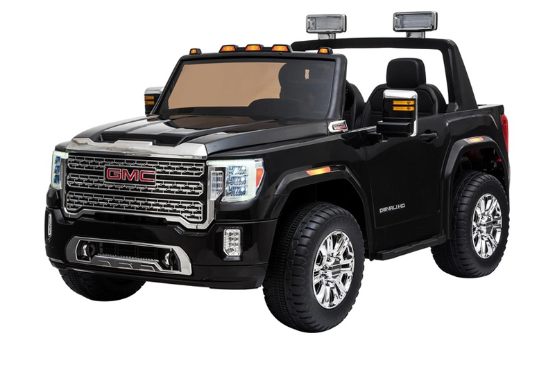 Kidsvip Gmc Sierra Kids Ride On Car 12V Rubber Wheels Leather Seat 2 Seater Red White Black Blue Pink 19 18 Spare Parts