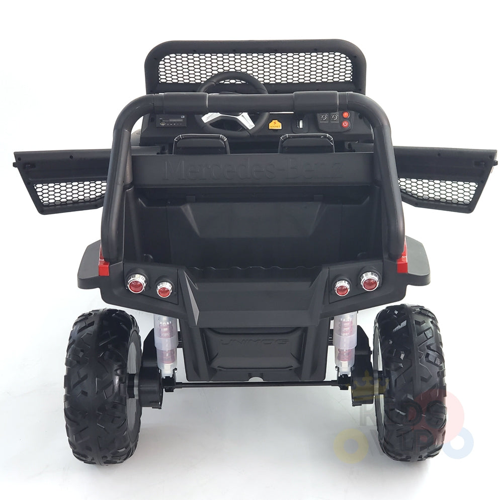 kidsvip mercedes unimog 24v ride on truck kids and toddlers blue 1