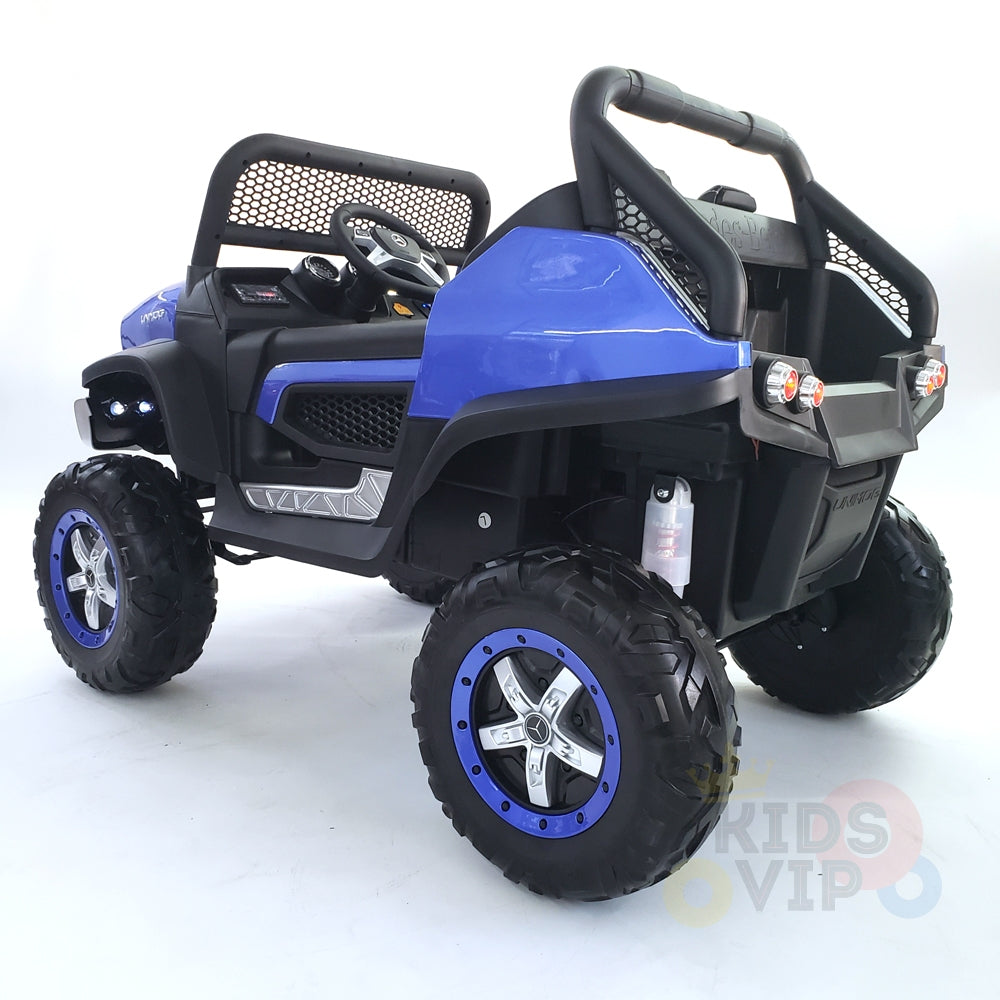 kidsvip mercedes unimog 24v ride on truck kids and toddlers blue 10