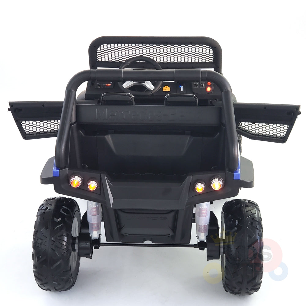 kidsvip mercedes unimog 24v ride on truck kids and toddlers blue 17