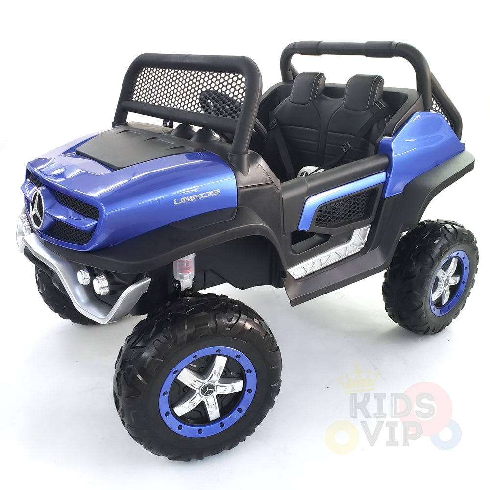 kidsvip mercedes unimog 24v ride on truck kids and toddlers blue 7