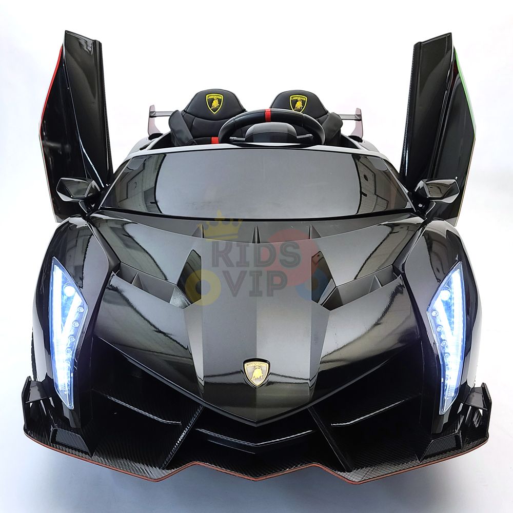 2 seats lamborghini ride on kids and toddlers ride on car 12v black 61