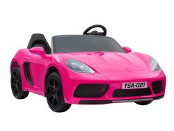 KIDSVIP XXL RIDE ON CAR FOR BIG KIDS 24V 180W RUBBER WHEELS LEATHER SEAT pink 44