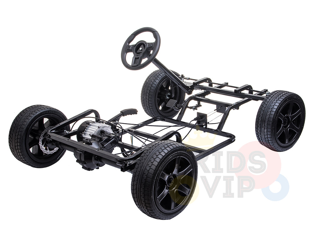 KIDSVIP XXL RIDE ON CAR FOR BIG KIDS 24V 180W RUBBER WHEELS LEATHER SEAT white 72