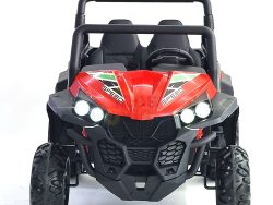 kidsvip 24V vipers 2 seats leather seats rubber wheels red 5