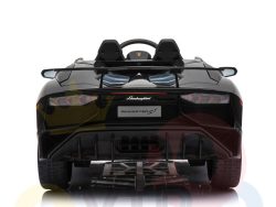 kidsvip lamborghini 12v kids and toddlers ride on car leather seat remote lambo black 1