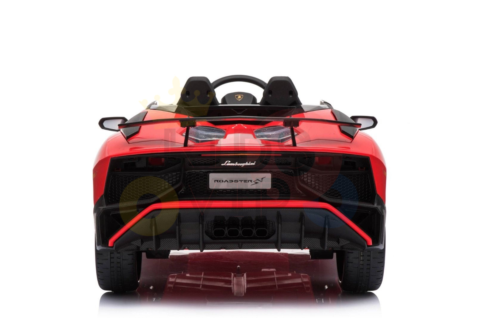 kidsvip lamborghini 12v kids and toddlers ride on car leather seat remote lambo red 17