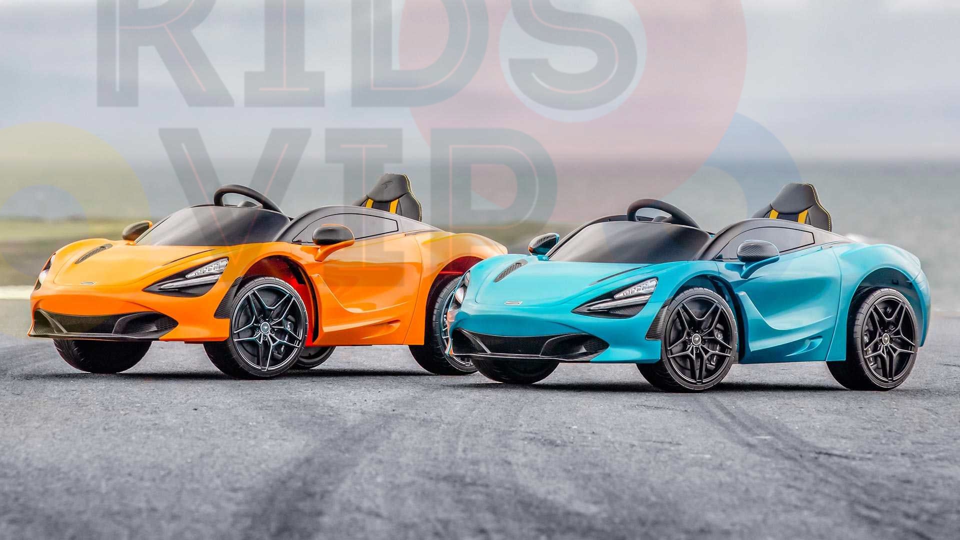 kidsvip mclaren 720s kids toddlers ride on car sport powered 12v rubber wheels leather seat rc white 95