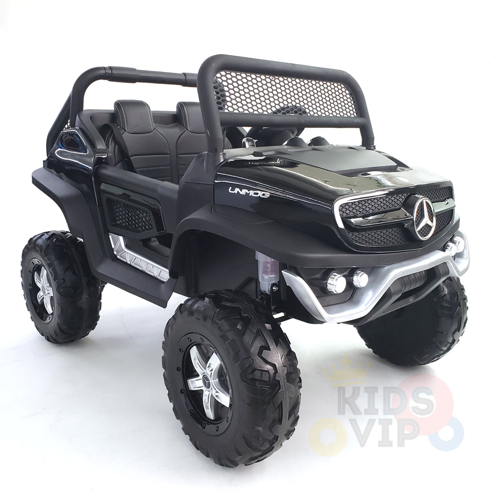 kidsvip mercedes unimog 24v ride on truck kids and toddlers black 10