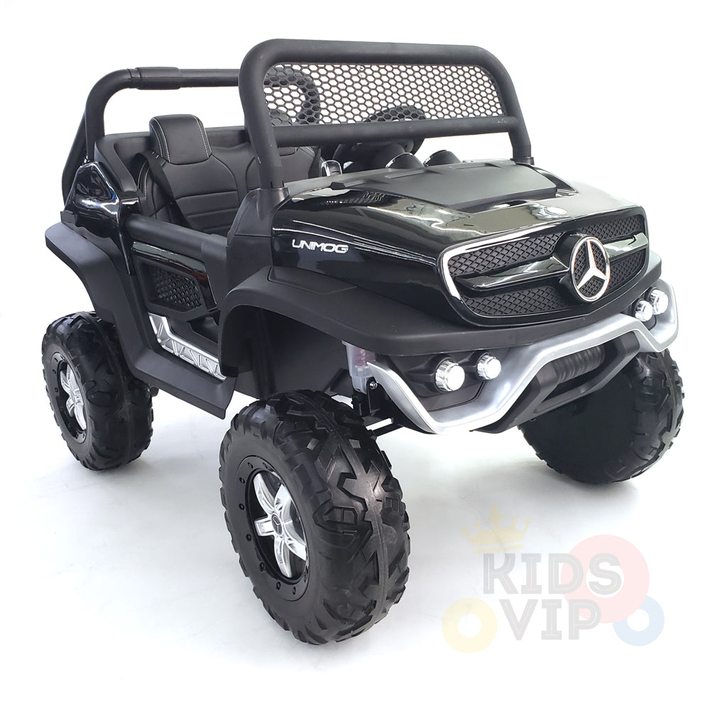 kidsvip mercedes unimog 24v ride on truck kids and toddlers black 13