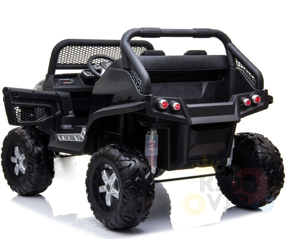kidsvip mercedes unimog 24v ride on truck kids and toddlers black 15