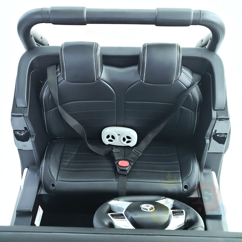 kidsvip mercedes unimog 24v ride on truck kids and toddlers black 32