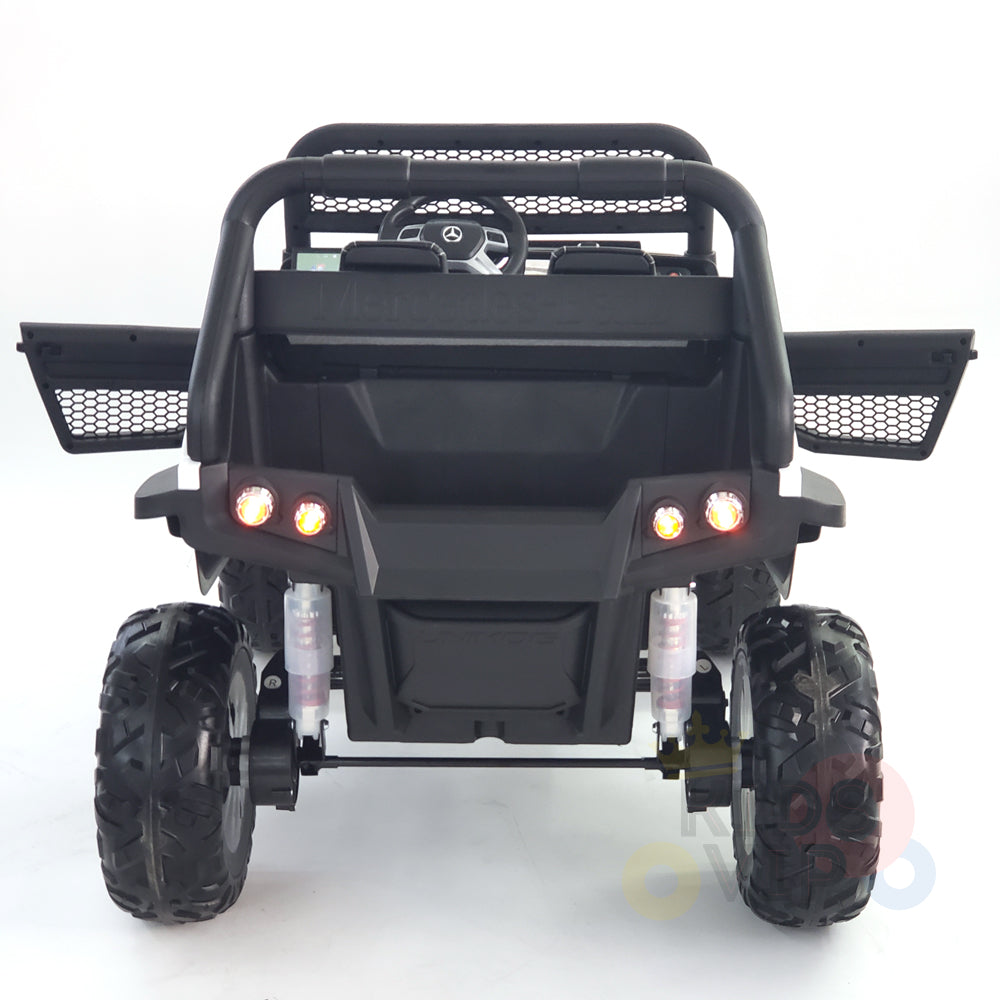 kidsvip mercedes unimog 24v ride on truck kids and toddlers red 19