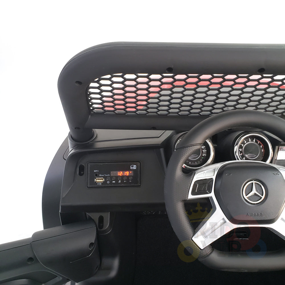 kidsvip mercedes unimog 24v ride on truck kids and toddlers red 22