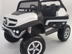 kidsvip mercedes unimog 24v ride on truck kids and toddlers white 1