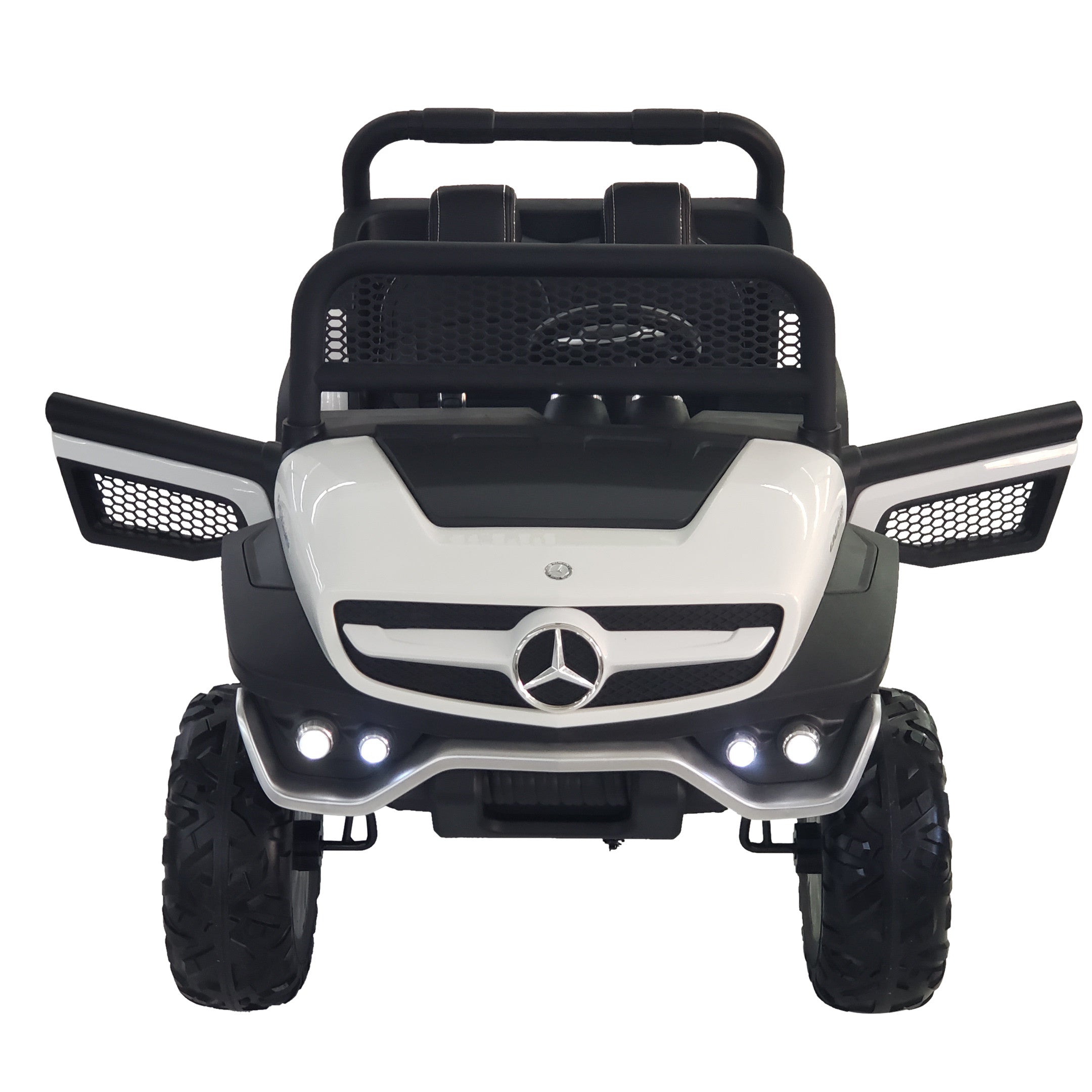 kidsvip mercedes unimog 24v ride on truck kids and toddlers white 17