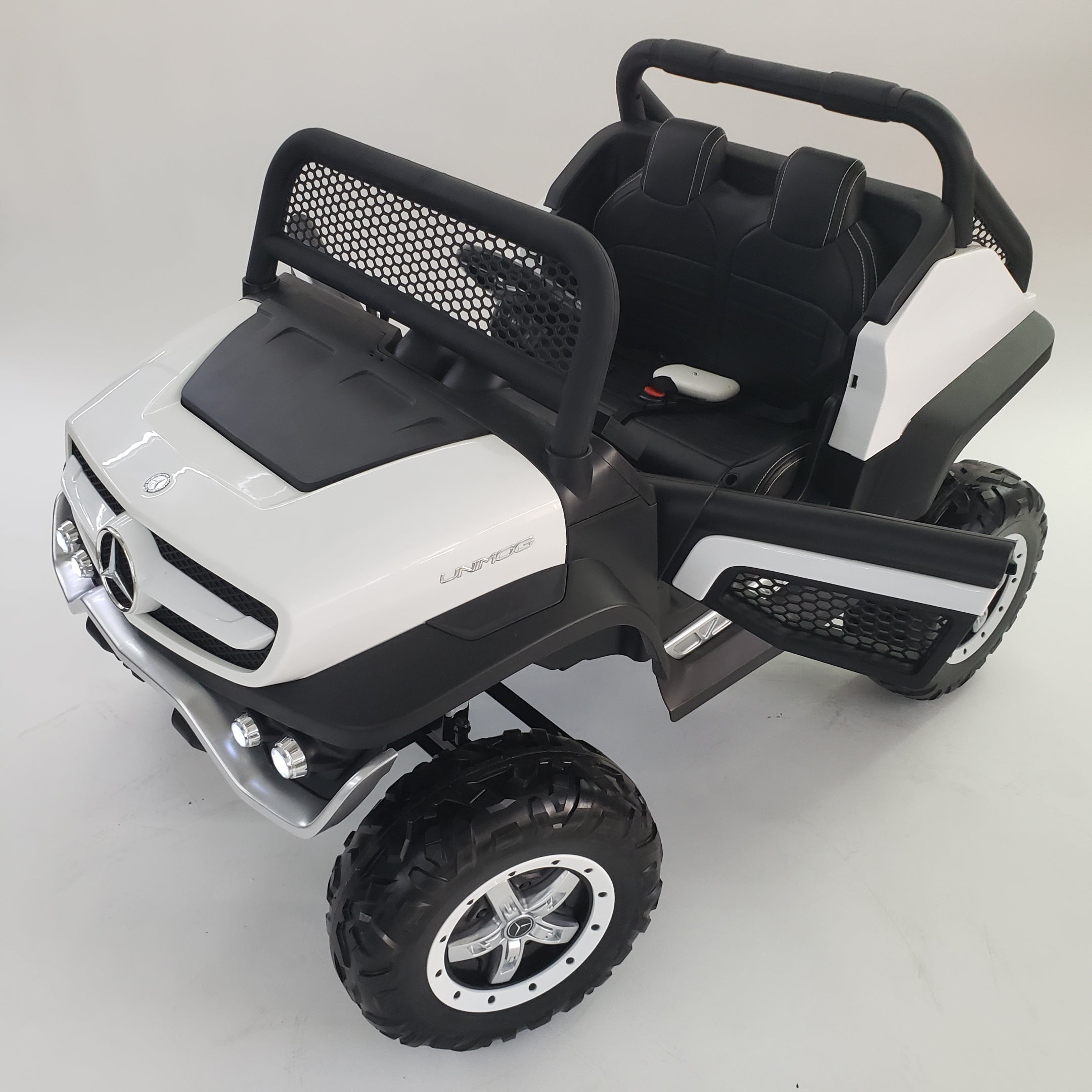 kidsvip mercedes unimog 24v ride on truck kids and toddlers white 47